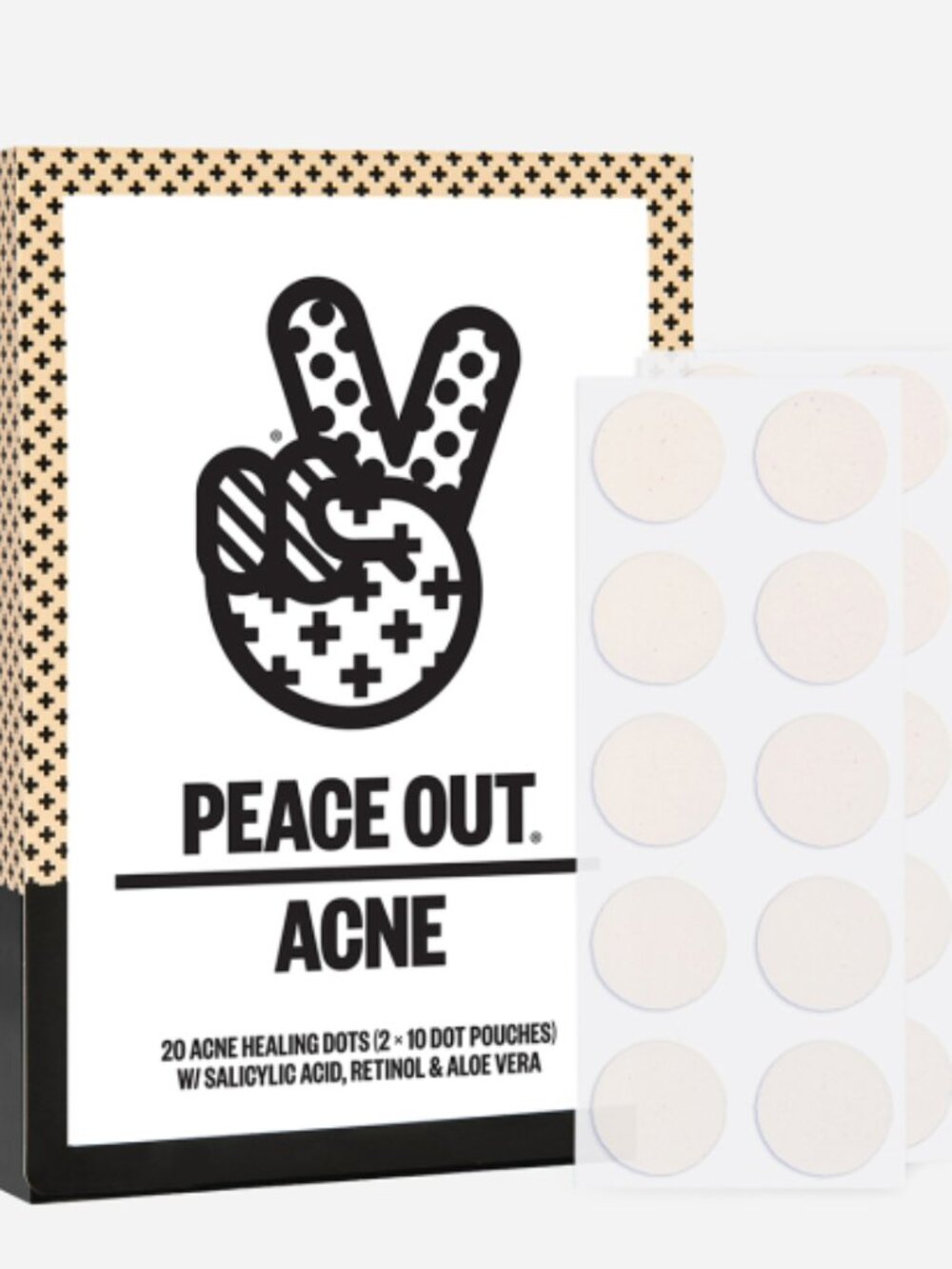 MSRP $19 – Peace Out Acne Healing Dots – 20 Acne Dots – NIB